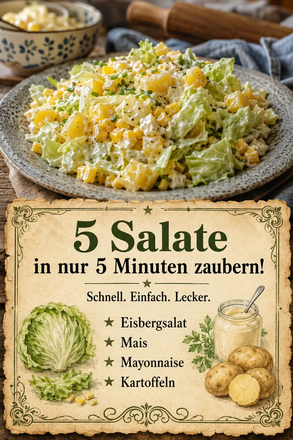 5 Salate in nur 5 Minuten zaubern!