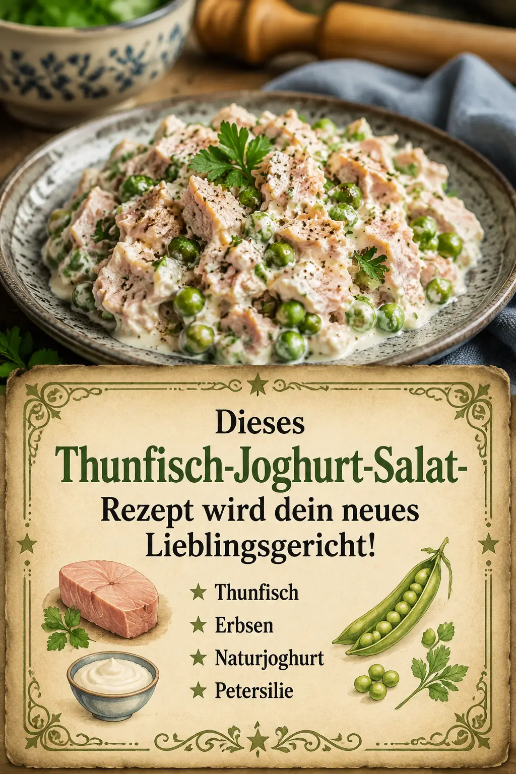 Dieses Thunfisch-Joghurt-Salat-Rezept wird dein neues Lieblingsgericht!