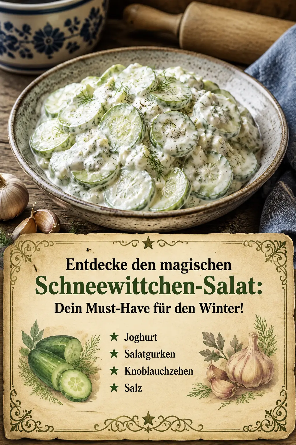 Entdecke den magischen Schneewittchen-Salat: Dein Must-Have für den Winter!