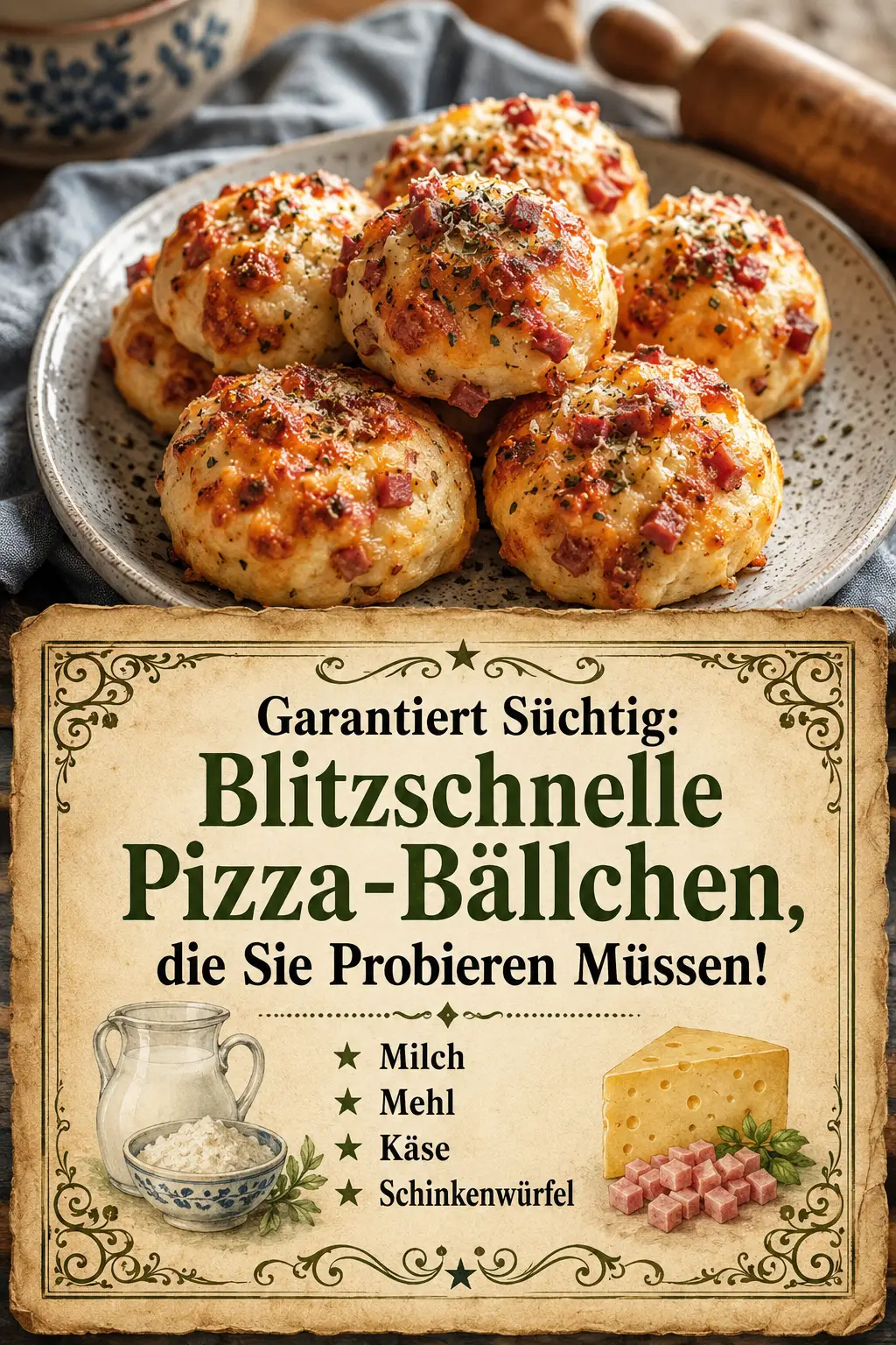 Garantiert Süchtig: Blitzschnelle Pizza-Bällchen, die Sie Probieren Müssen!
