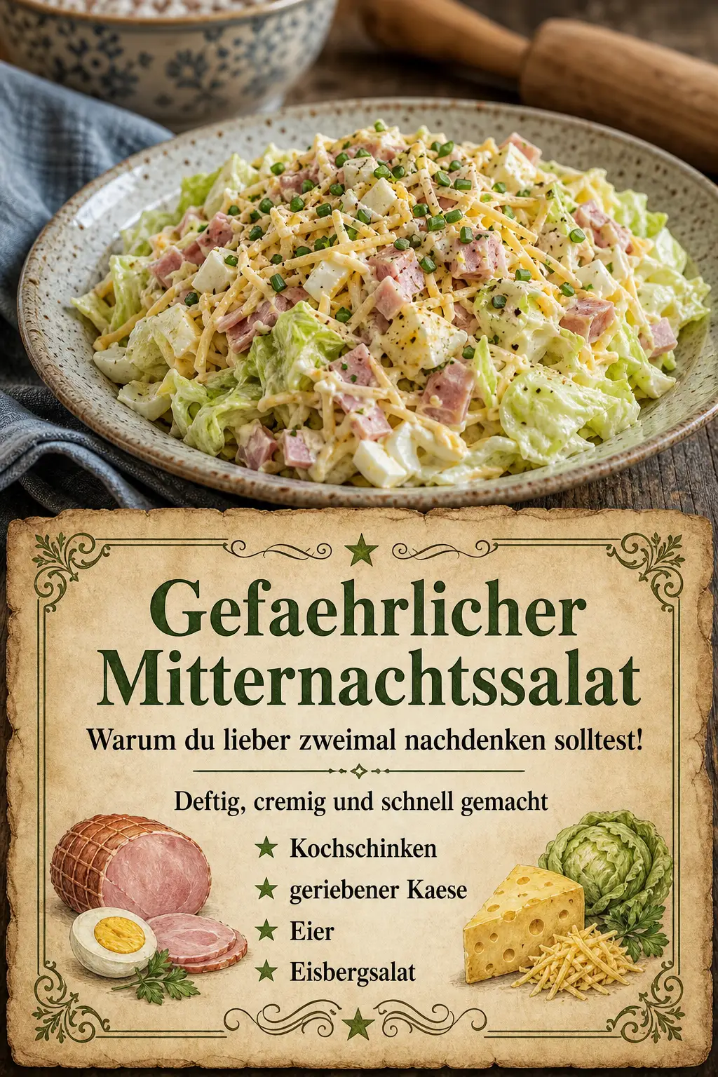 Gefährlicher Mitternachtssalat: Warum du lieber zweimal nachdenken solltest!