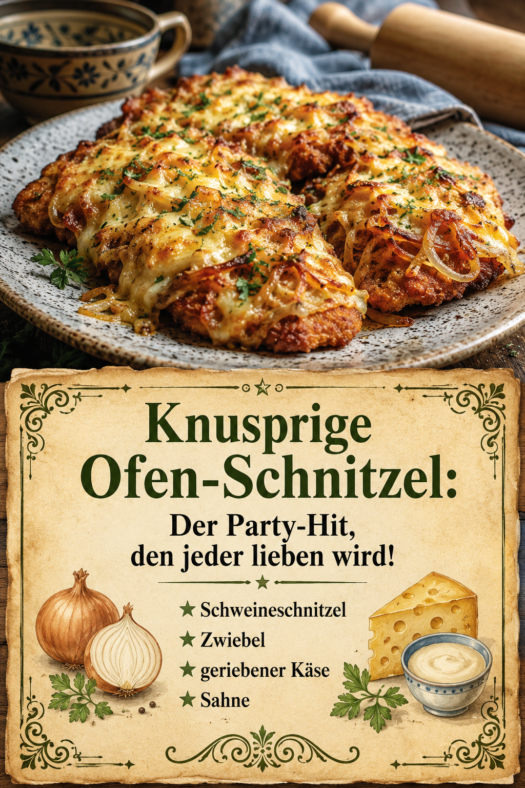 Knusprige Ofen-Schnitzel: Der Party-Hit, den jeder lieben wird!