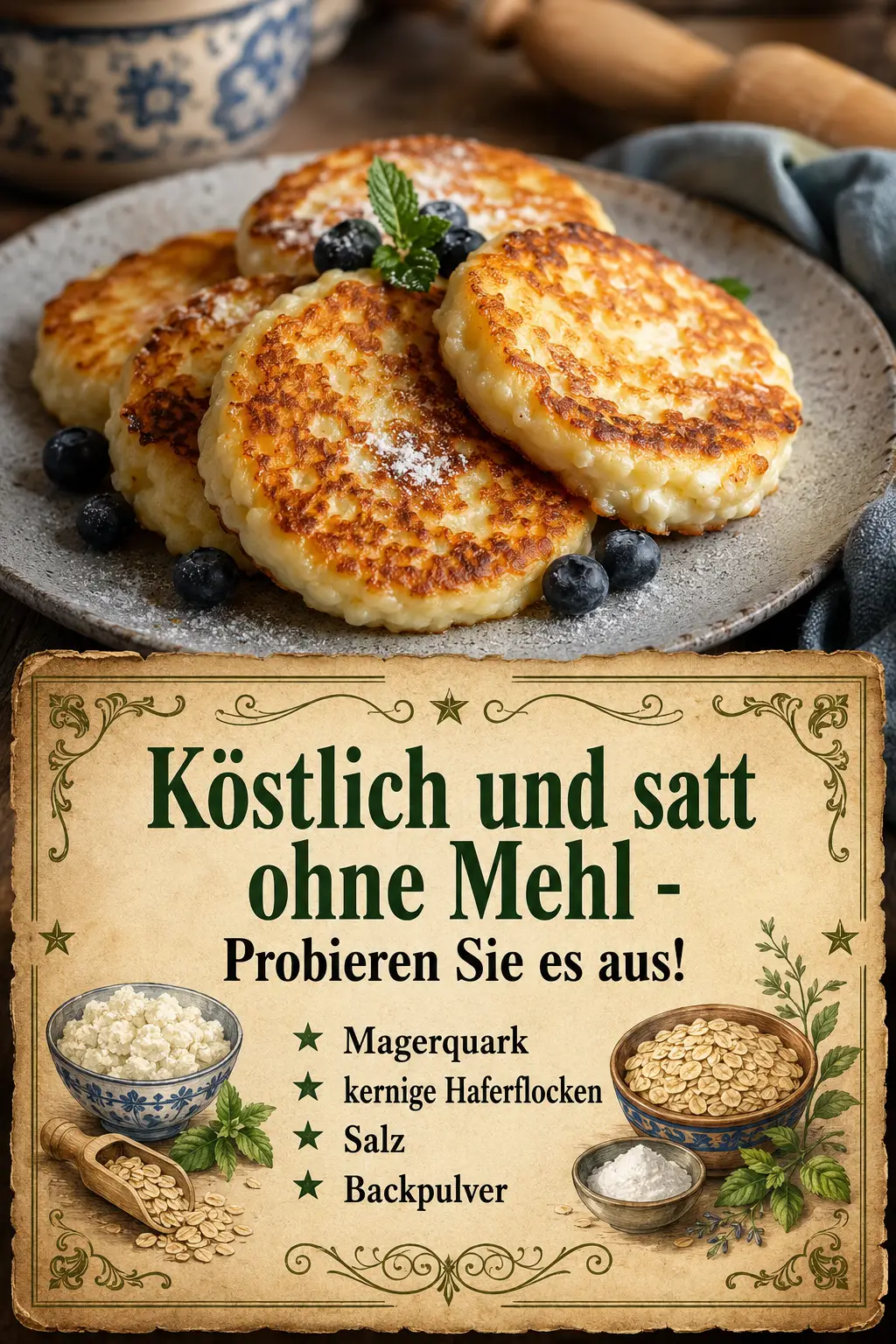 Köstlich und satt ohne Mehl - Probieren Sie es aus!