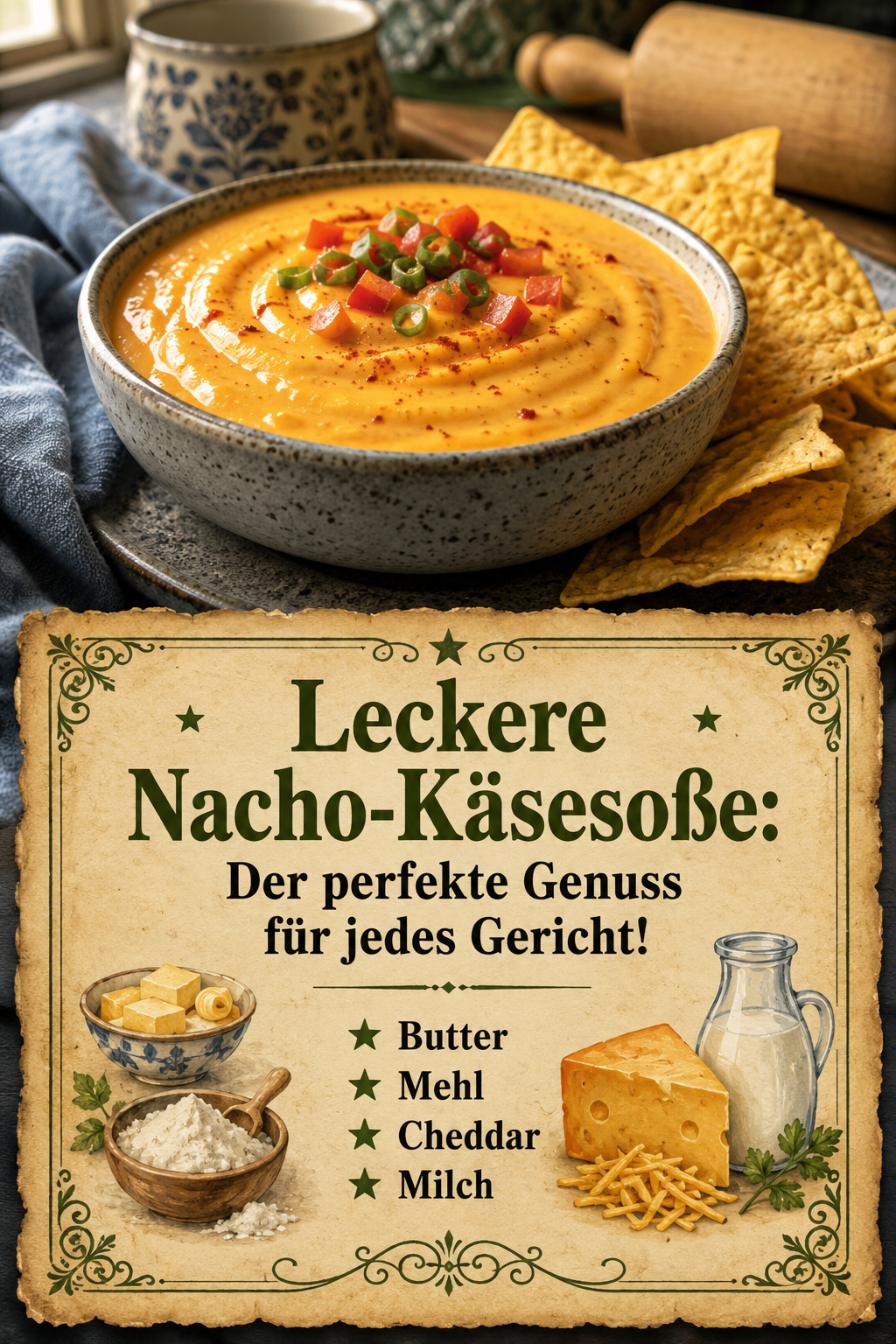Leckere Nacho-Käsesoße: Der perfekte Genuss für jedes Gericht!