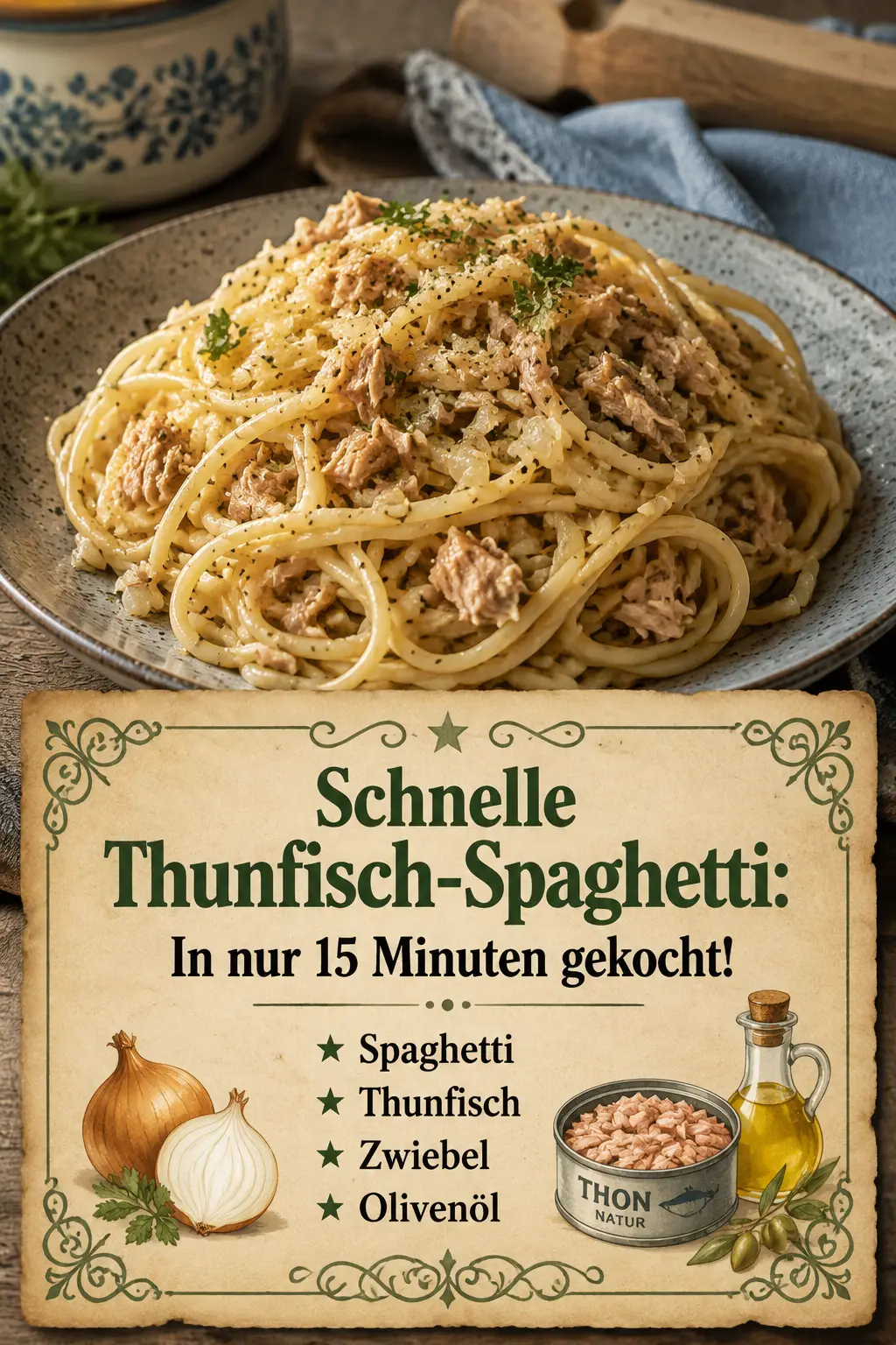 Schnelle Thunfisch-Spaghetti: In nur 15 Minuten gekocht!