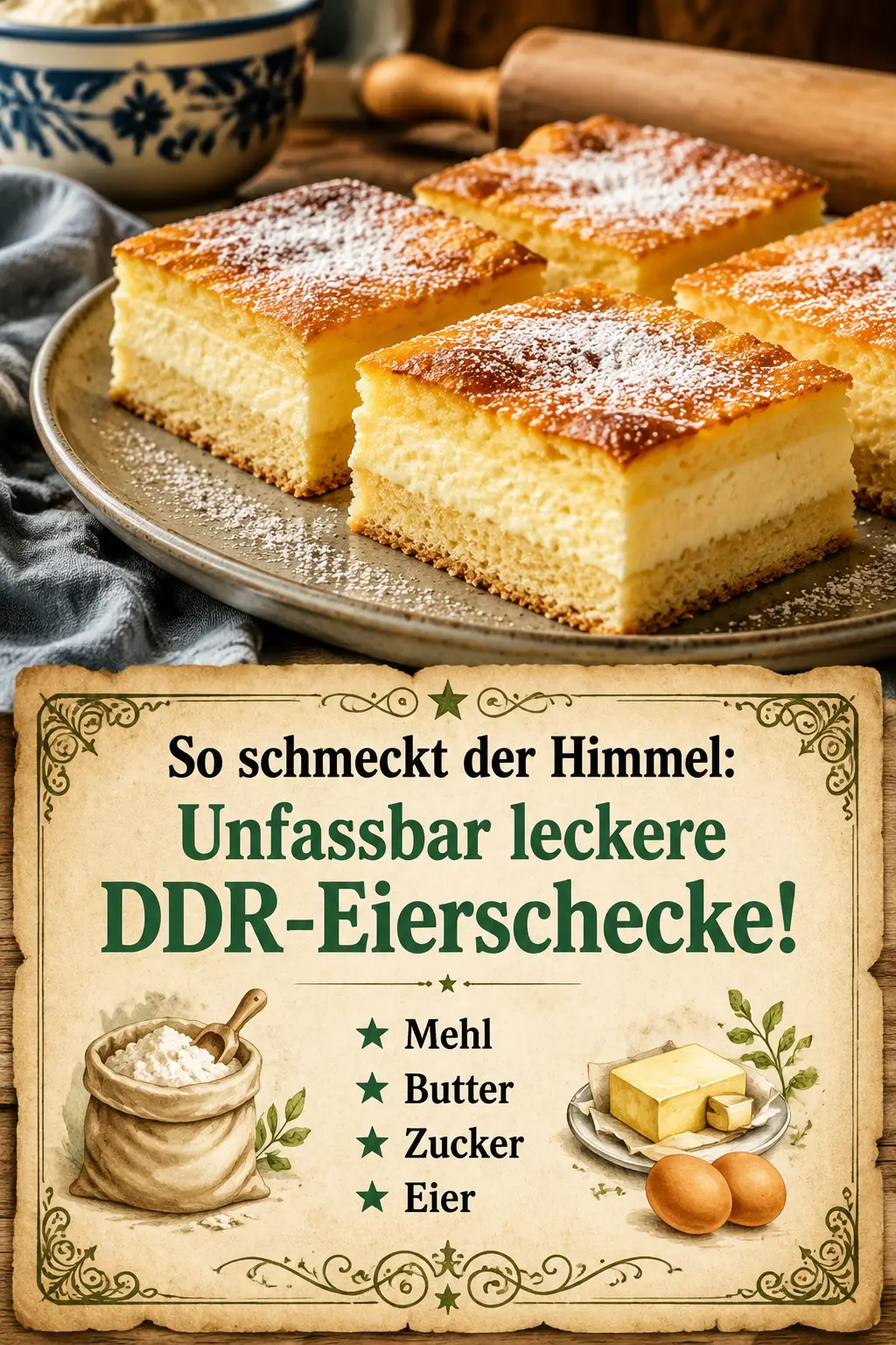 So schmeckt der Himmel: Unfassbar leckere DDR-Eierschecke!