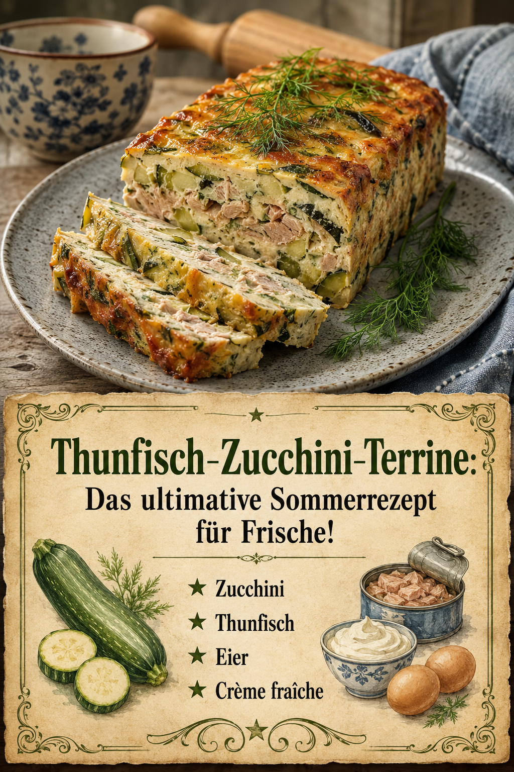 Thunfisch-Zucchini-Terrine: Das ultimative Sommerrezept für Frische!