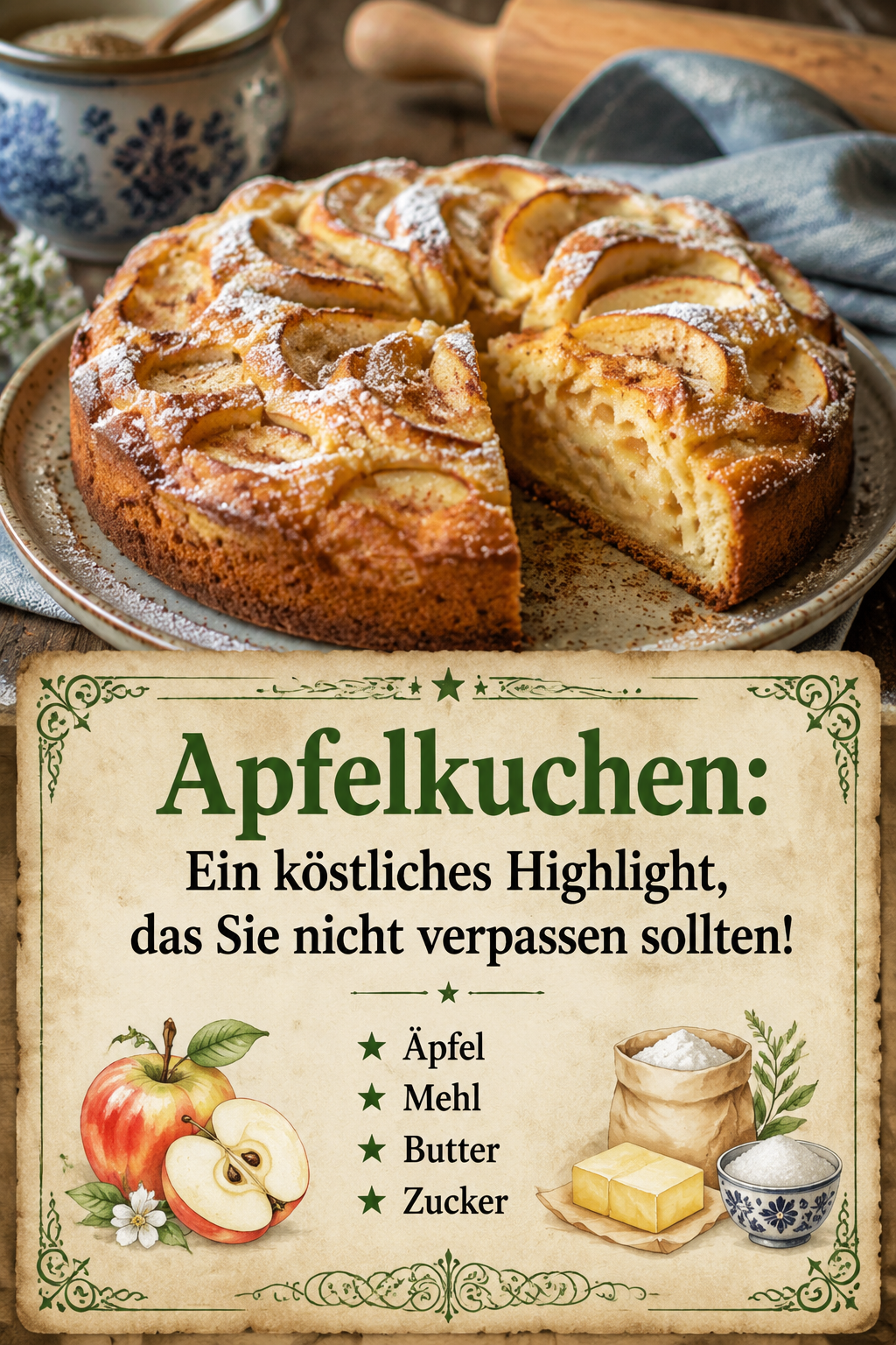 Apfelkuchen: Ein köstliches Highlight, das Sie nicht verpassen sollten!