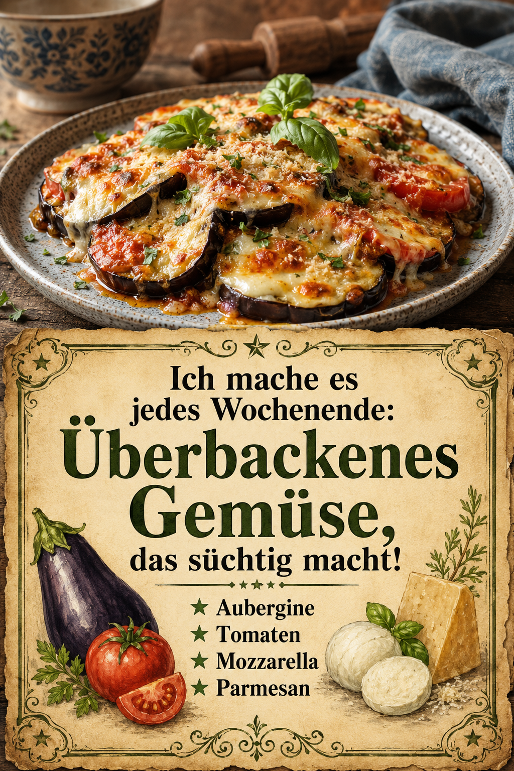 Ich mache es jedes Wochenende: Überbackenes Gemüse, das süchtig macht!