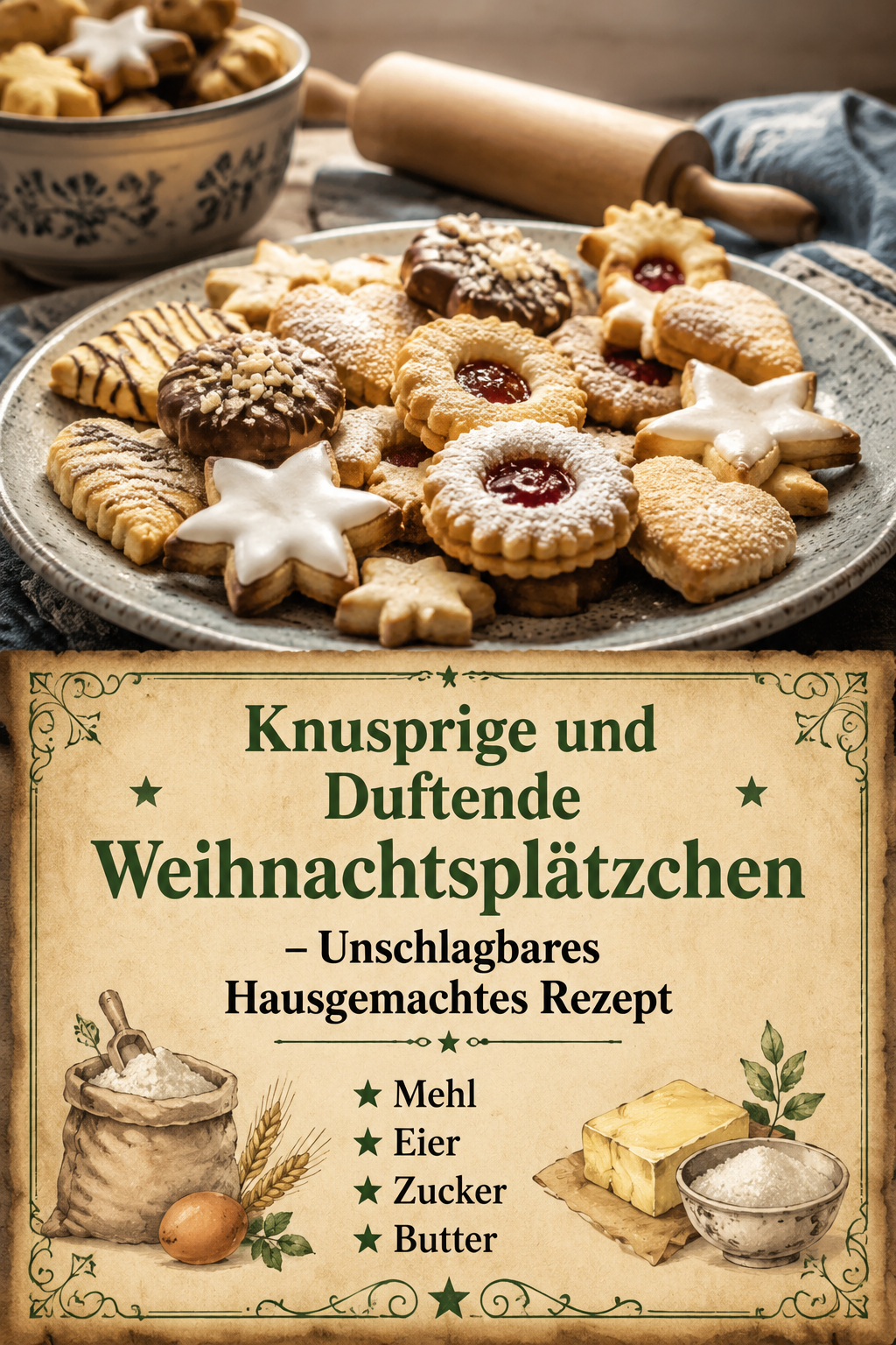 Knusprige und Duftende Weihnachtsplätzchen – Unschlagbares Hausgemachtes Rezept