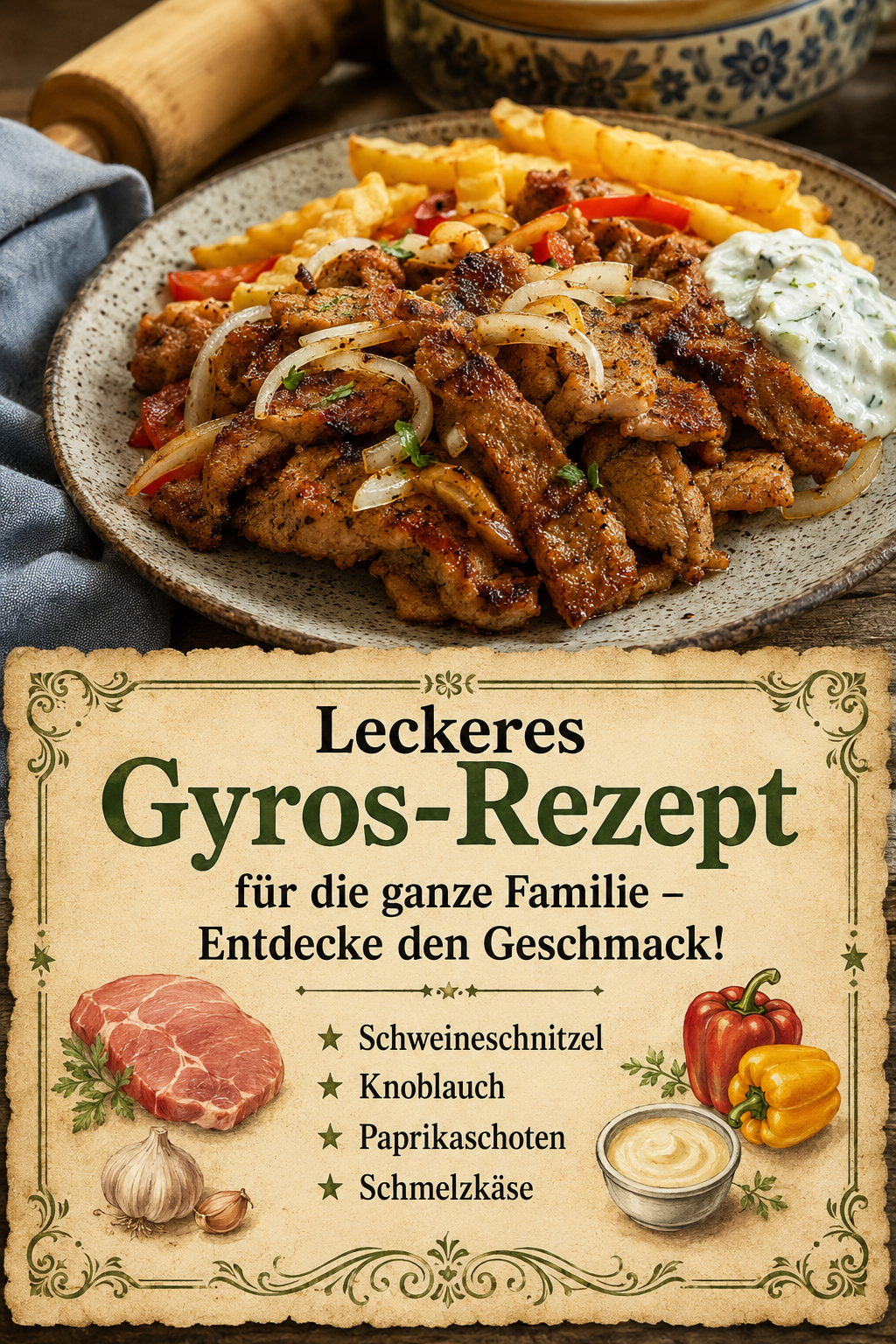 Leckeres Gyros-Rezept für die ganze Familie – Entdecke den Geschmack!
