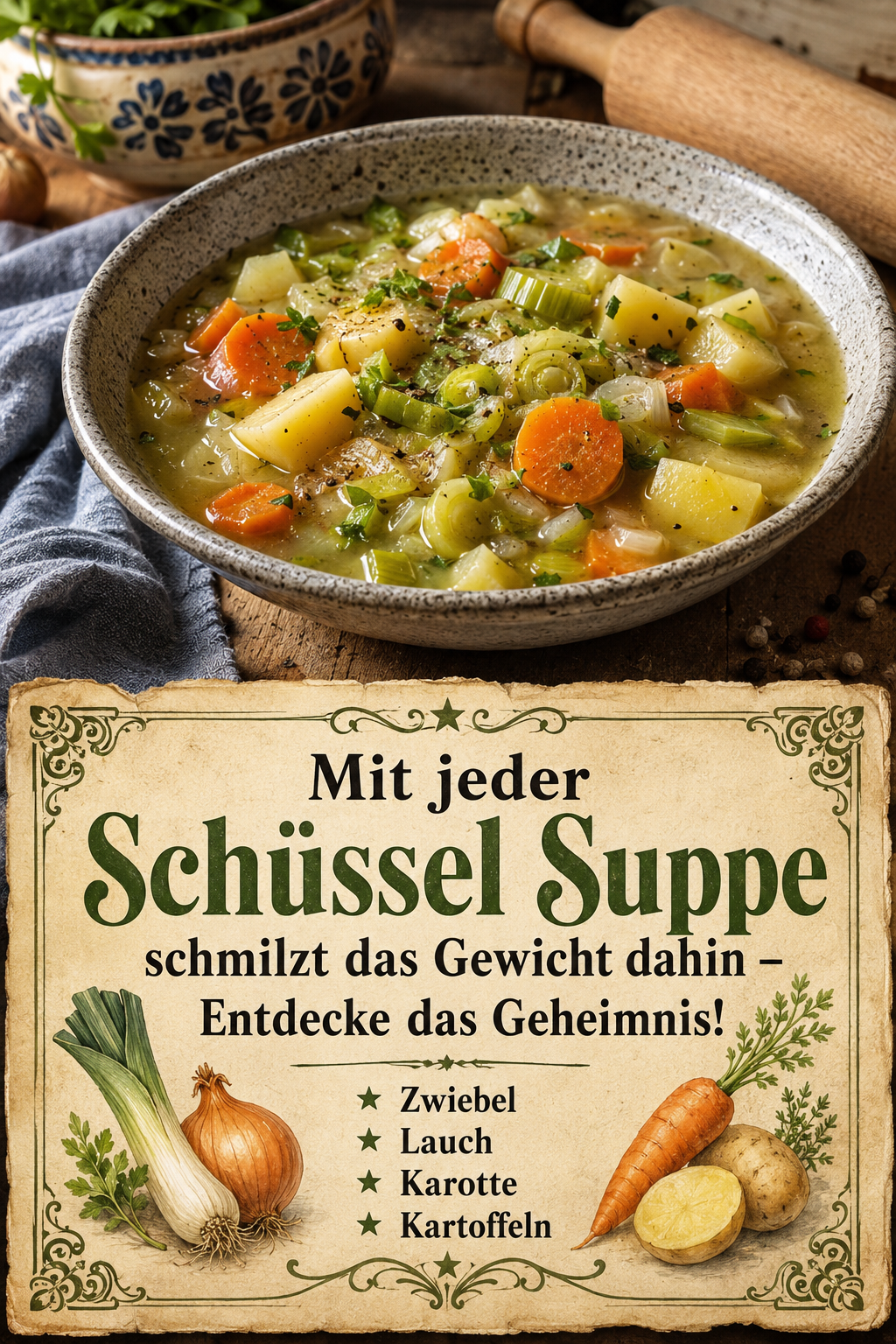 Mit jeder Schüssel Suppe schmilzt das Gewicht dahin – Entdecke das Geheimnis!