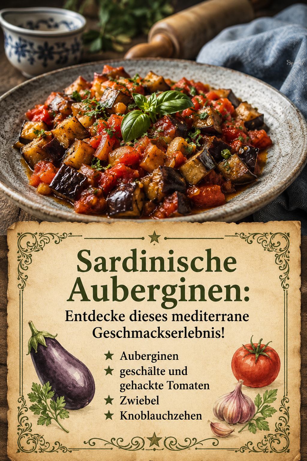 Sardinische Auberginen: Entdecke dieses mediterrane Geschmackserlebnis!