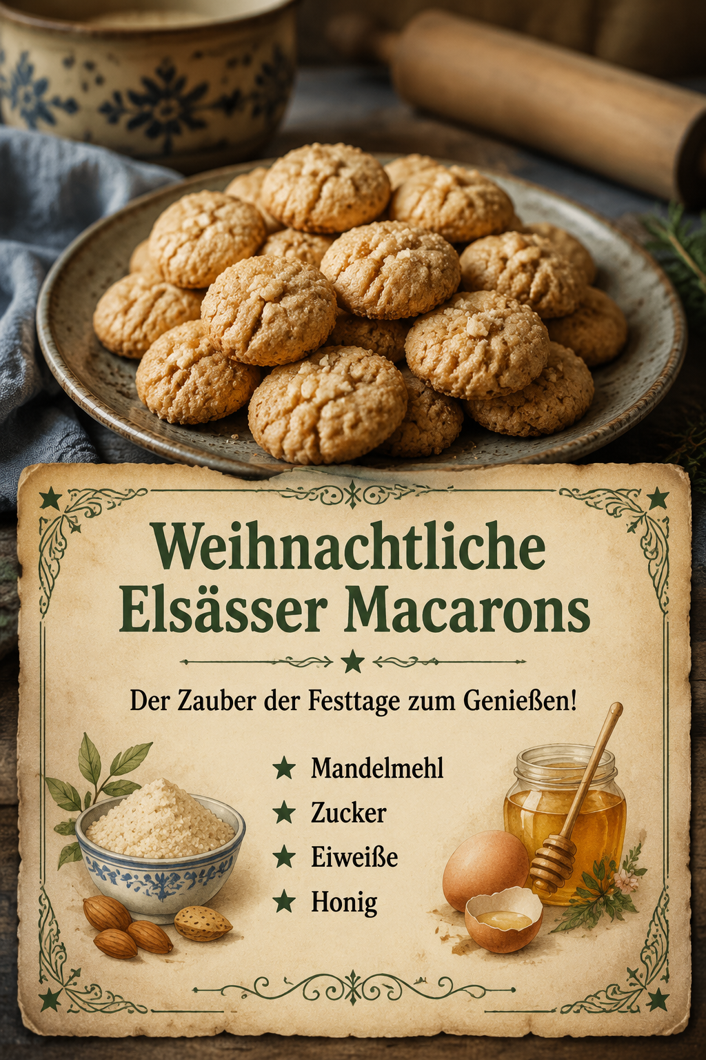 Weihnachtliche Elsässer Macarons – Der Zauber der Festtage zum Genießen!