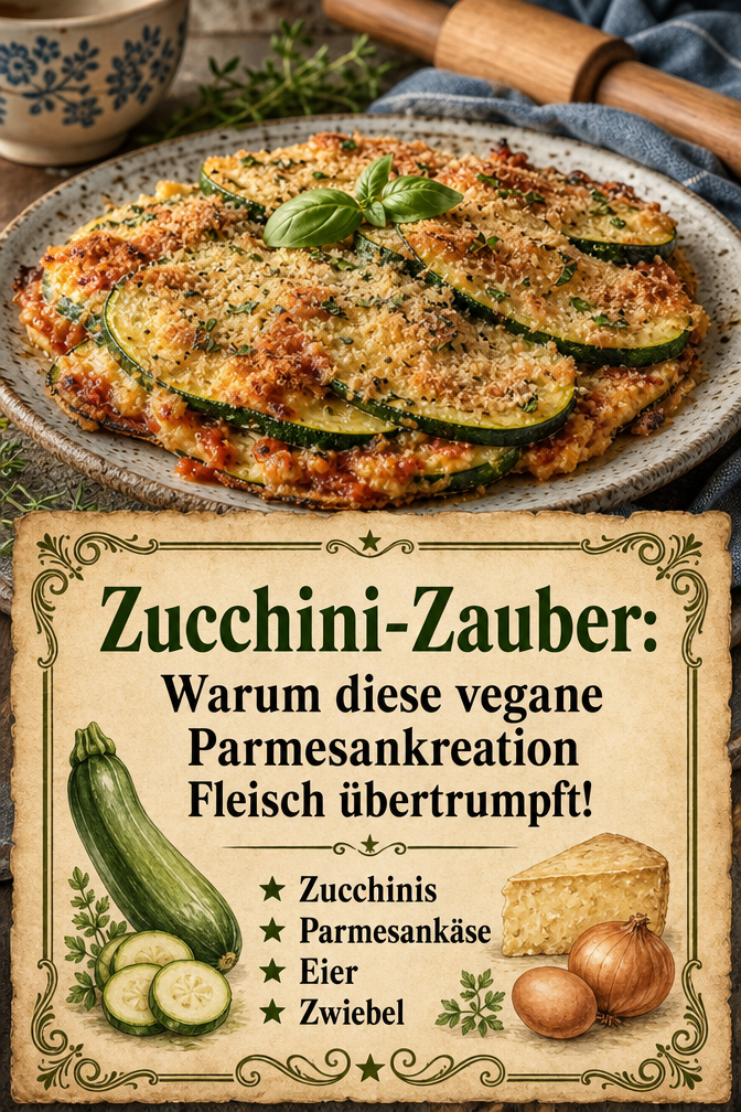 Zucchini-Zauber: Warum diese vegane Parmesankreation Fleisch übertrumpft!