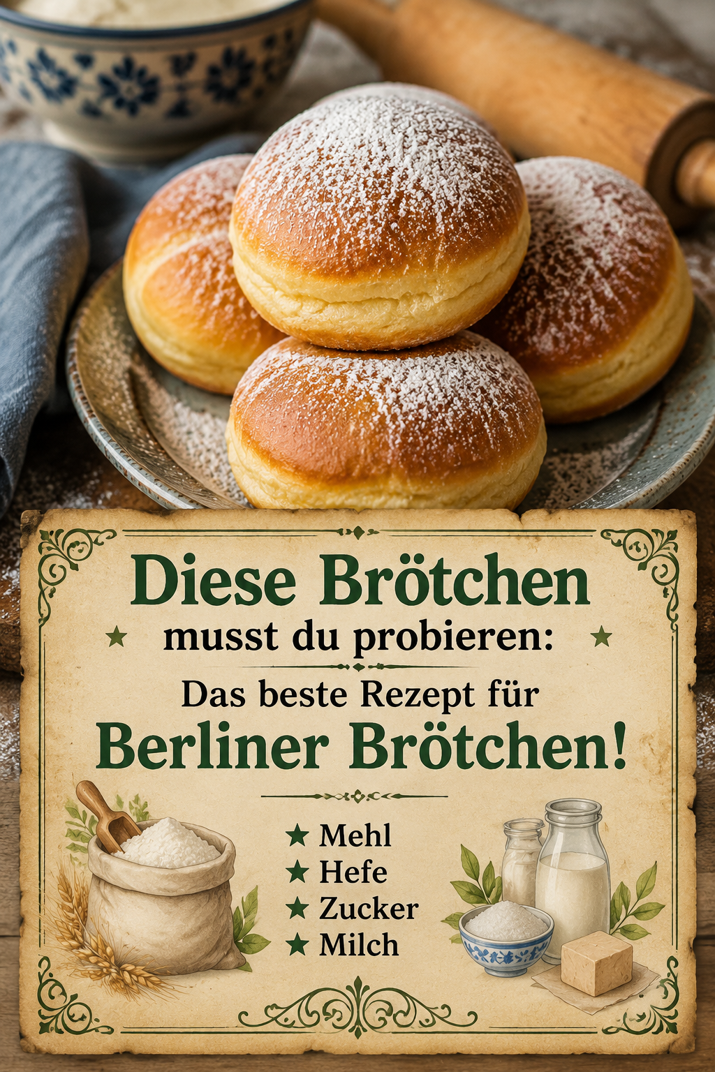 Diese Brötchen musst du probieren: Das beste Rezept für Berliner Brötchen!