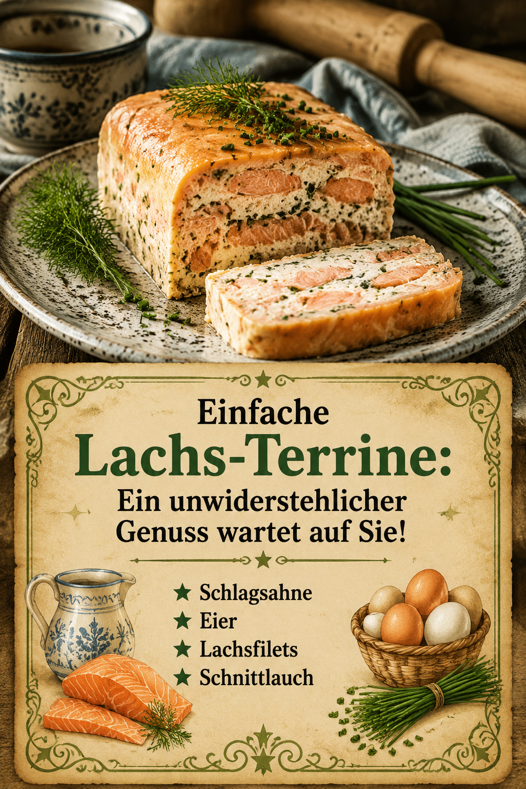 Einfache Lachs-Terrine: Ein unwiderstehlicher Genuss wartet auf Sie!