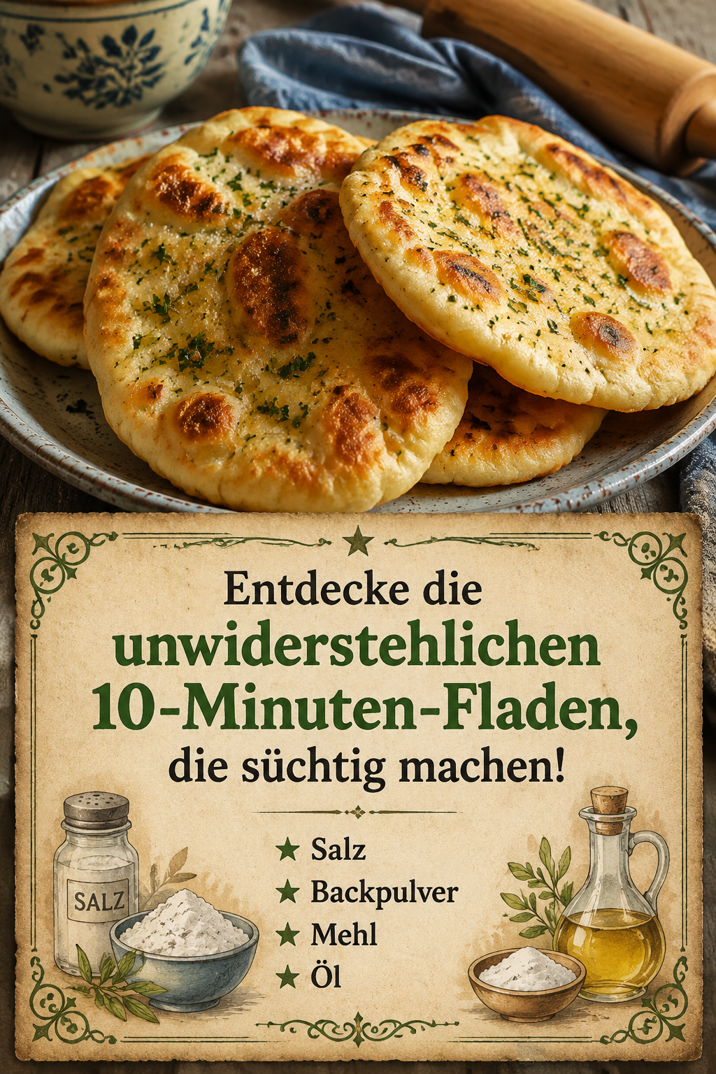 Entdecke die unwiderstehlichen 10-Minuten-Fladen, die süchtig machen!