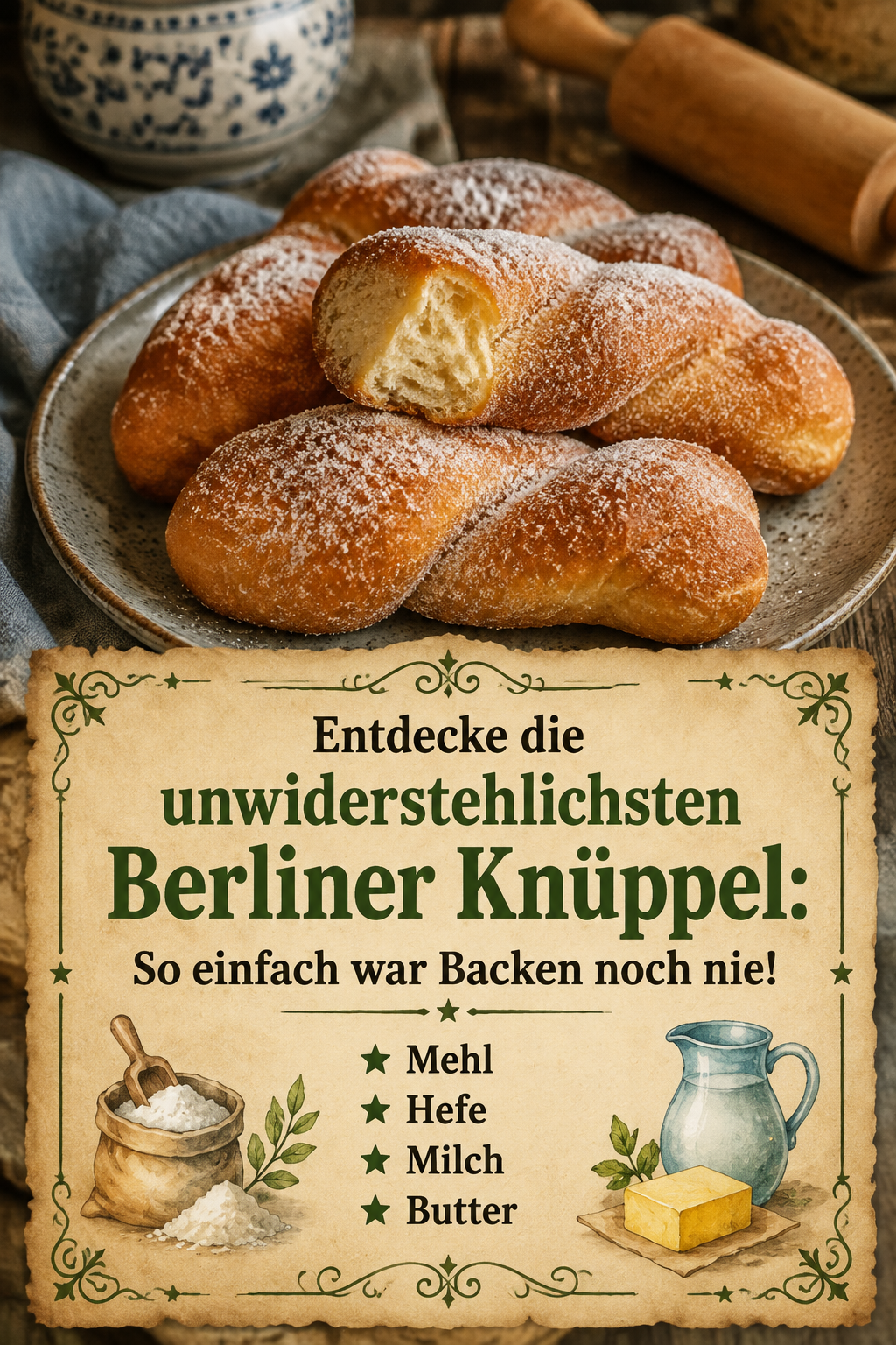 Entdecke die unwiderstehlichsten Berliner Knüppel: So einfach war Backen noch nie!