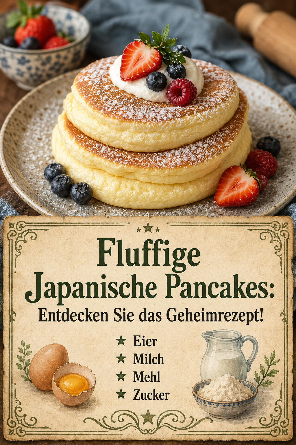 Fluffige Japanische Pancakes: Entdecken Sie das Geheimrezept!