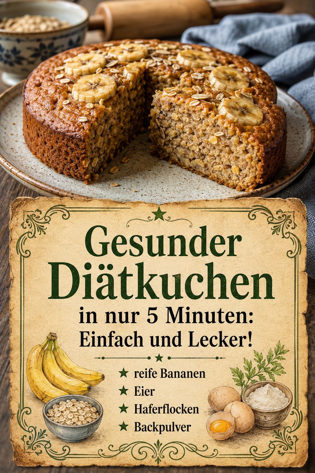 Gesunder Diätkuchen in nur 5 Minuten: Einfach und Lecker!