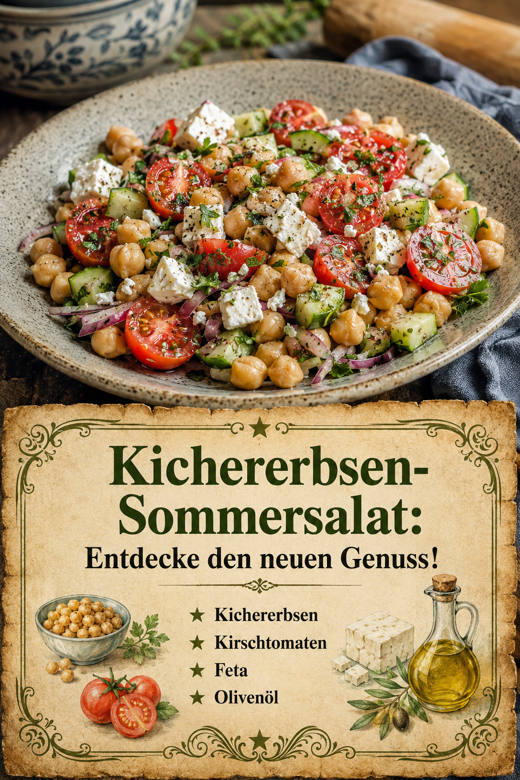 Kichererbsen-Sommersalat: Entdecke den neuen Genuss!