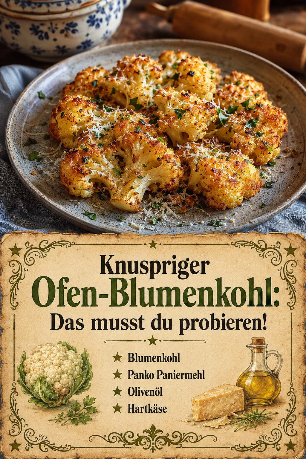 Knuspriger Ofen-Blumenkohl: Das musst du probieren!
