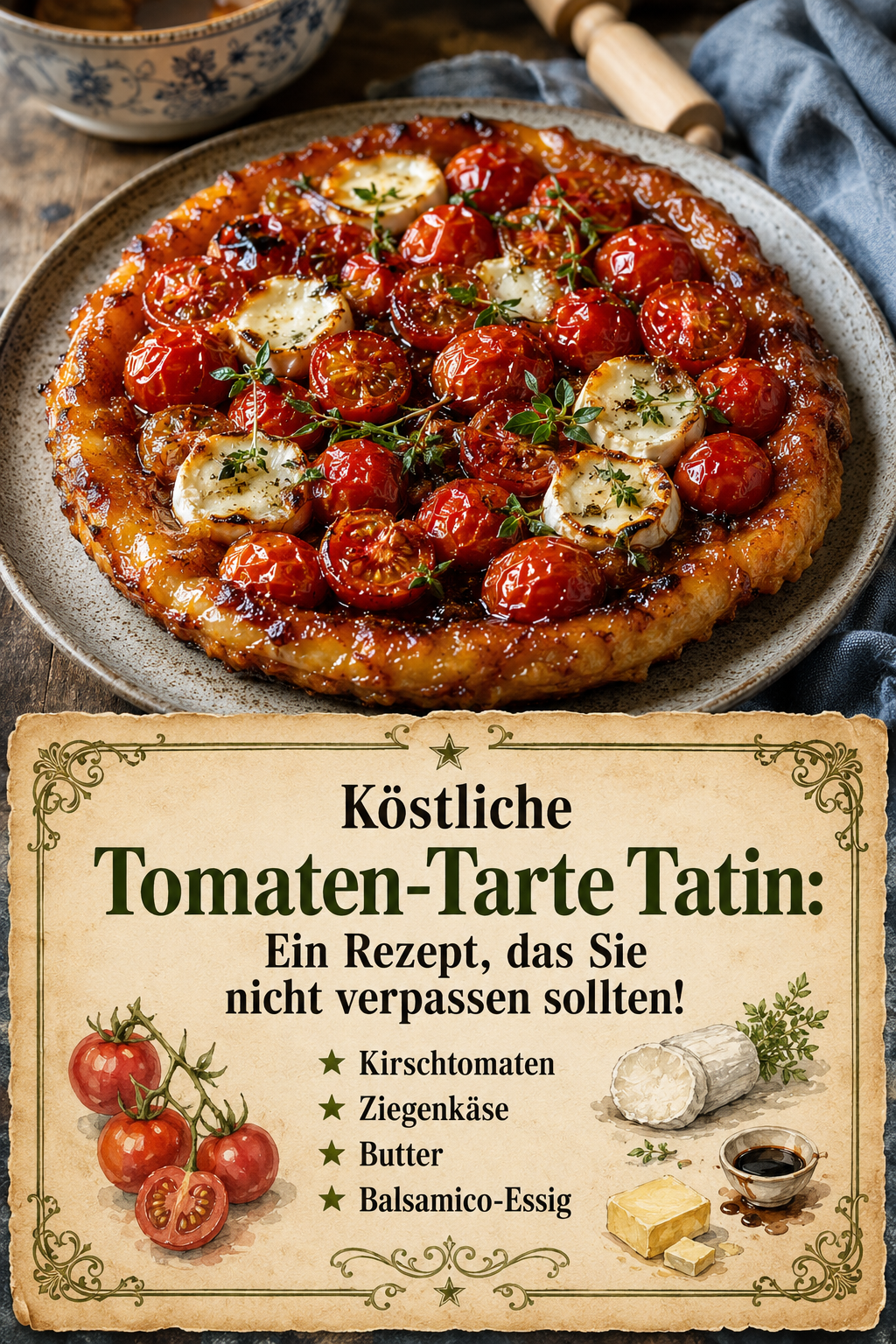 Köstliche Tomaten-Tarte Tatin: Ein Rezept, das Sie nicht verpassen sollten!