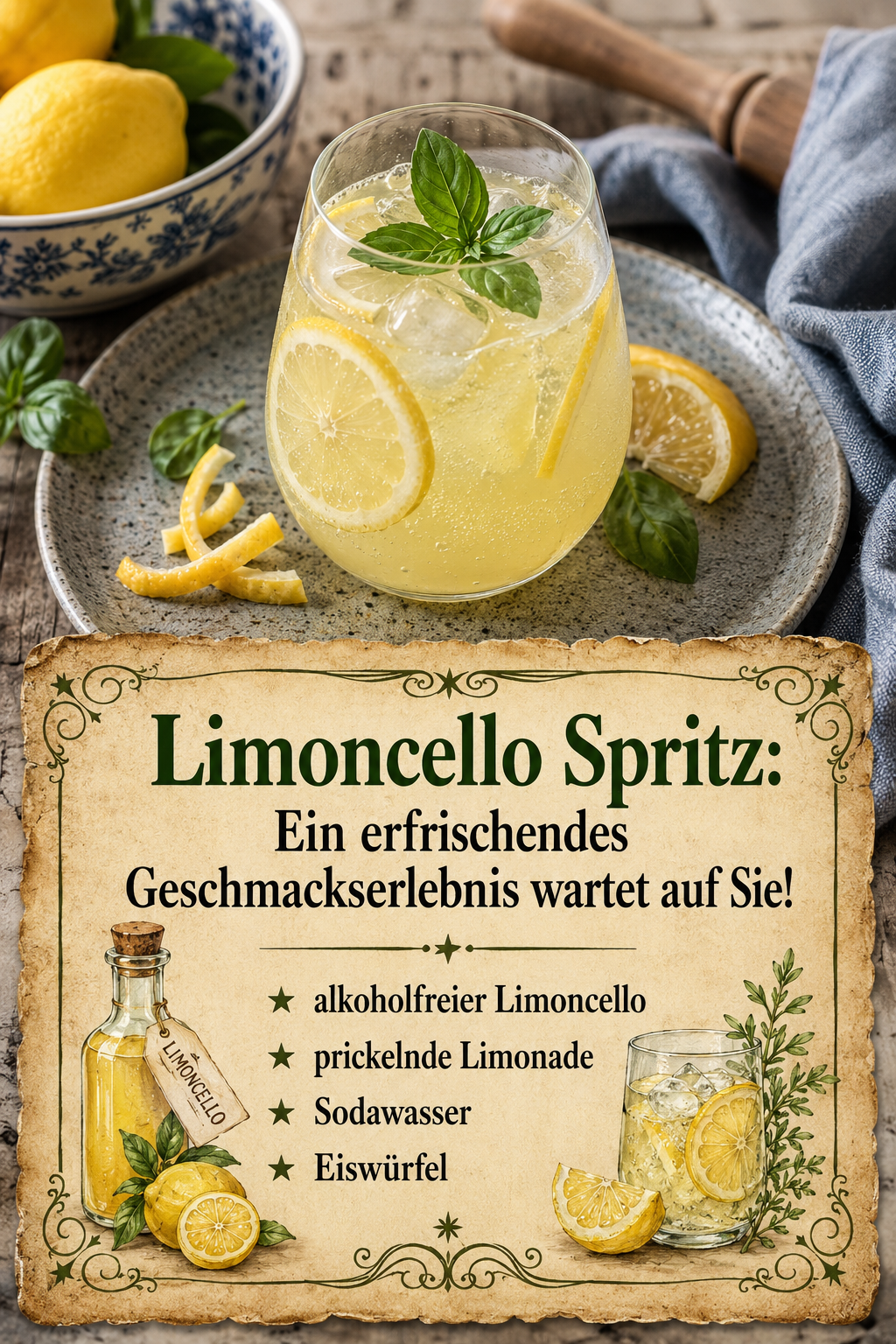 Limoncello Spritz: Ein erfrischendes Geschmackserlebnis wartet auf Sie!