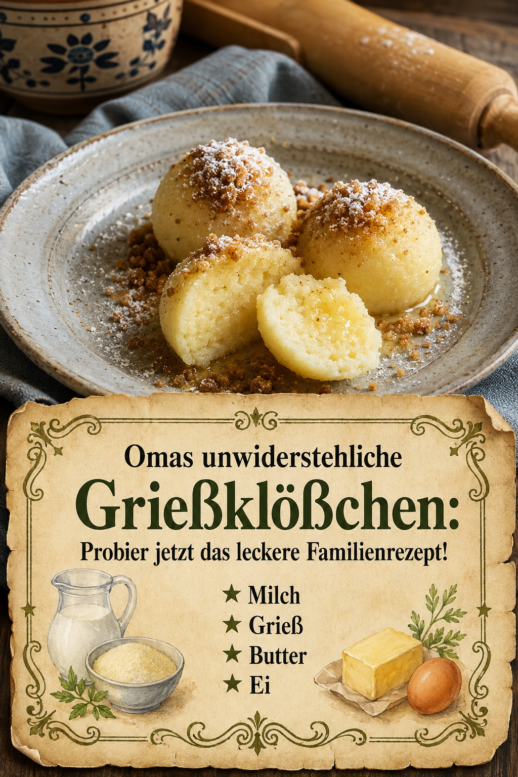 Omas unwiderstehliche Grießklößchen: Probier jetzt das leckere Familienrezept!