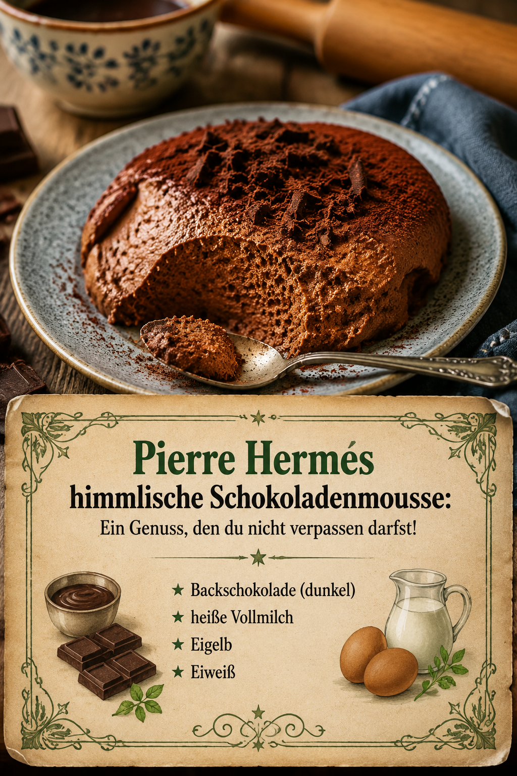 Pierre Hermés himmlische Schokoladenmousse: Ein Genuss, den du nicht verpassen darfst!