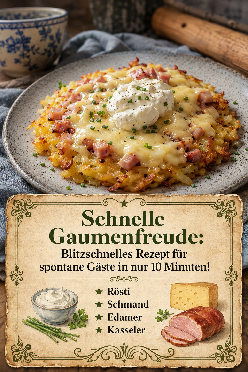 Schnelle Gaumenfreude: Blitzschnelles Rezept für spontane Gäste in nur 10 Minuten!