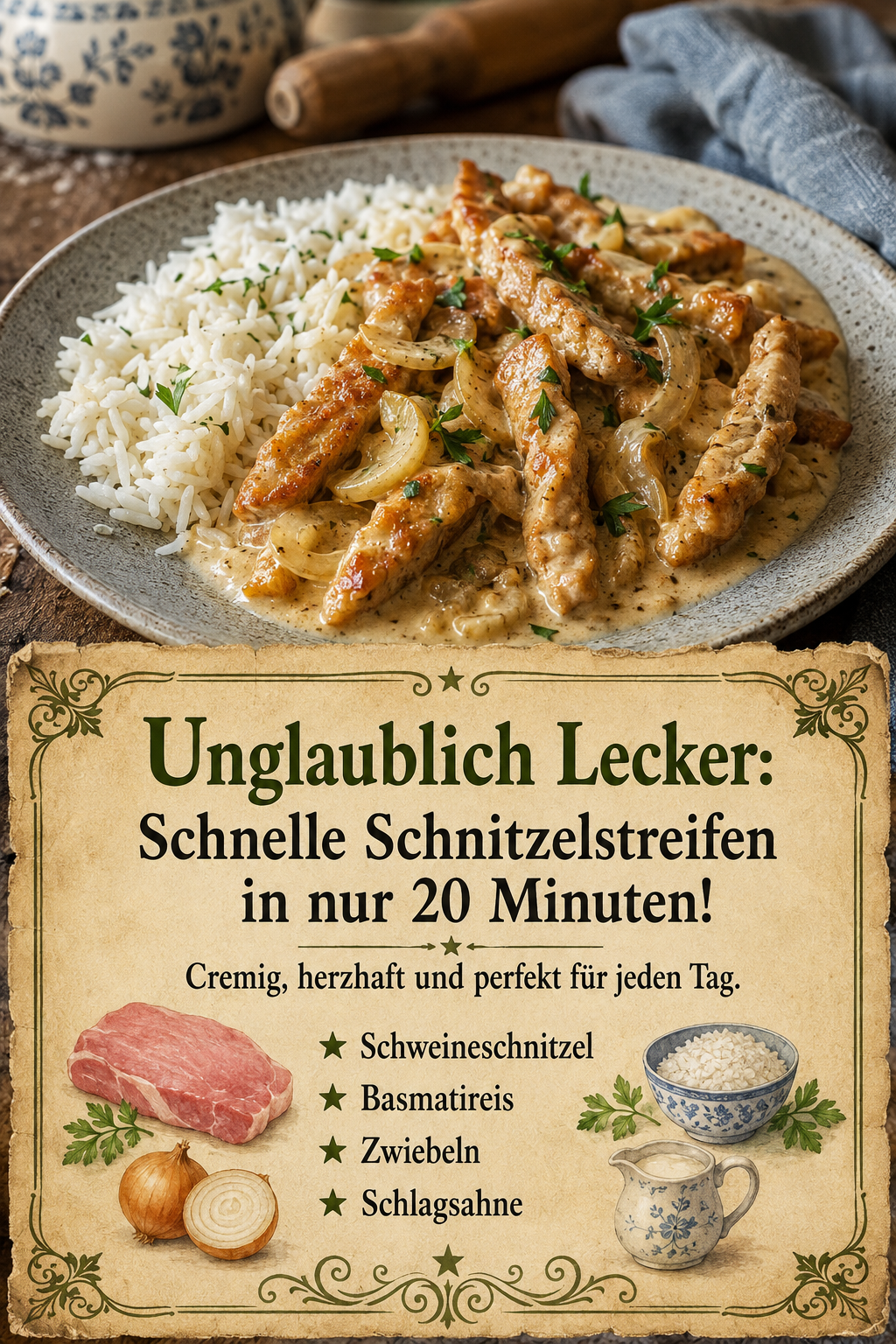 Unglaublich Lecker: Schnelle Schnitzelstreifen in nur 20 Minuten!