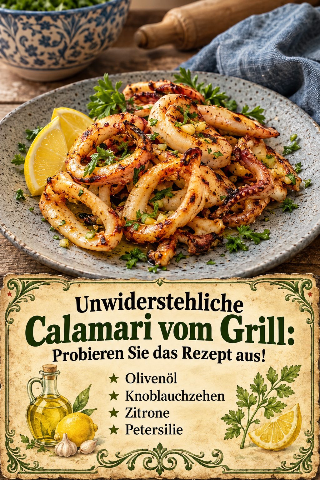 Unwiderstehliche Calamari vom Grill: Probieren Sie das Rezept aus!