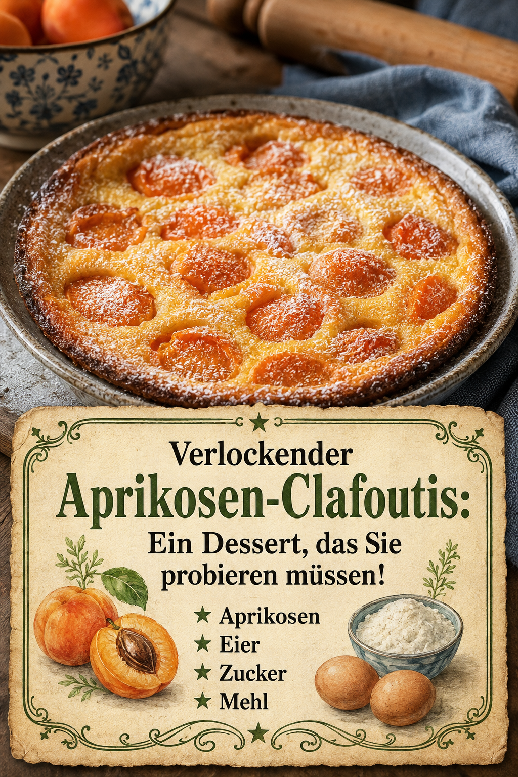 Verlockender Aprikosen-Clafoutis: Ein Dessert, das Sie probieren müssen!