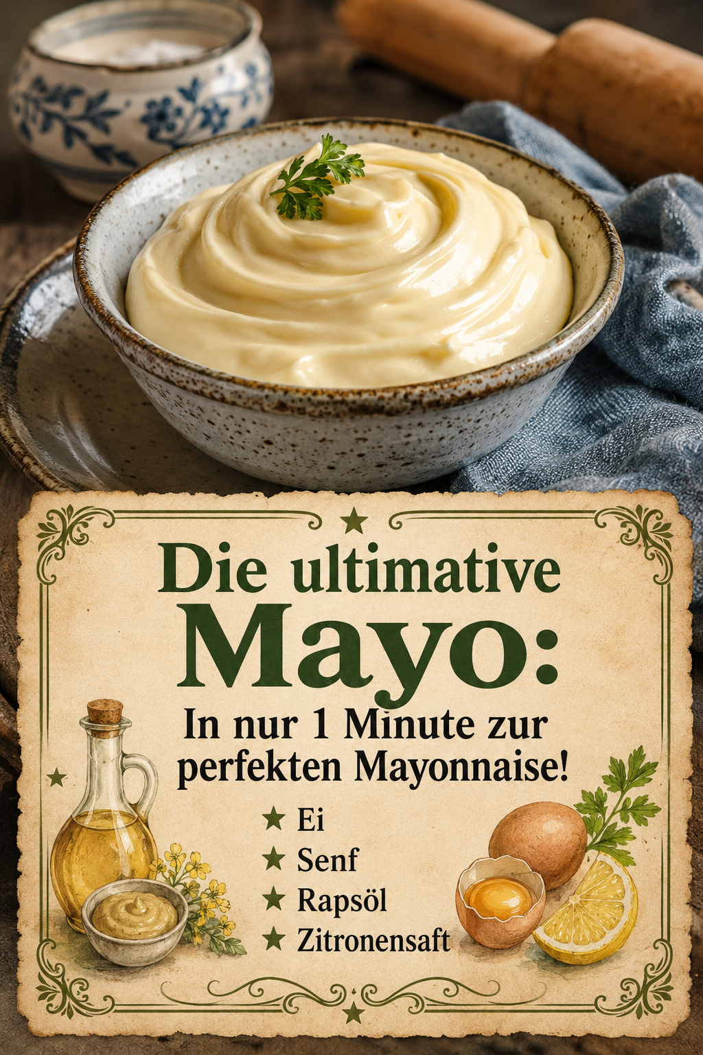 Die ultimative Mayo: In nur 1 Minute zur perfekten Mayonnaise!