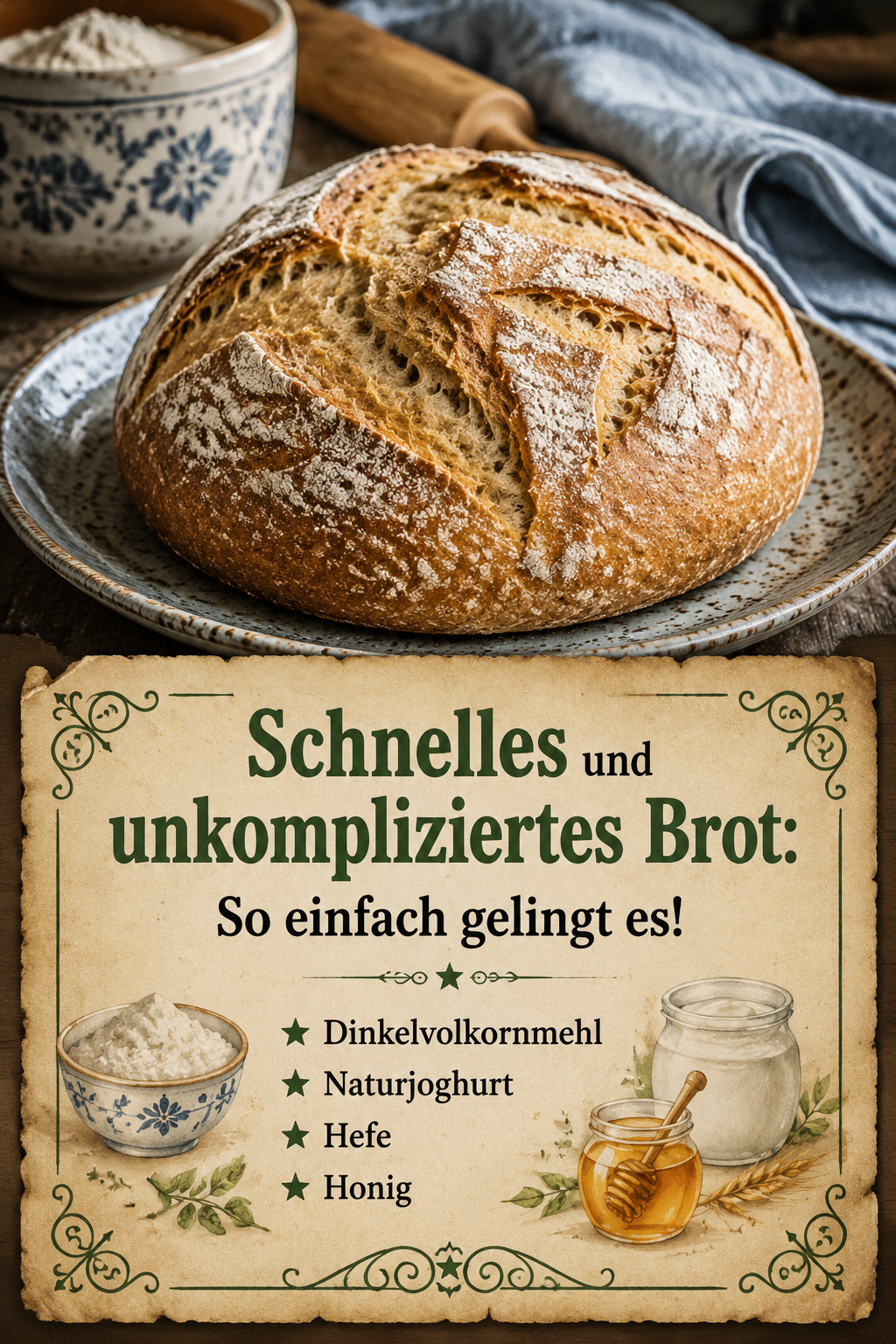 Schnelles und unkompliziertes Brot: So einfach gelingt es!